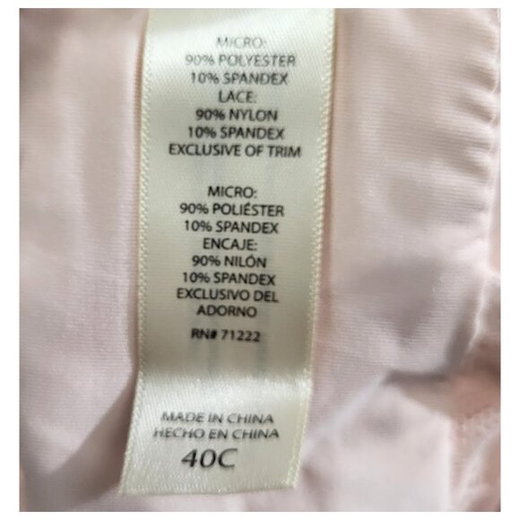 JESSICA SIMPSON Beige Soft Lace Bra - Women's 40C - Picture 6 of 6